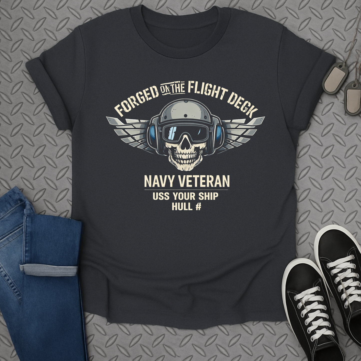 forged on the flight deck tshirt