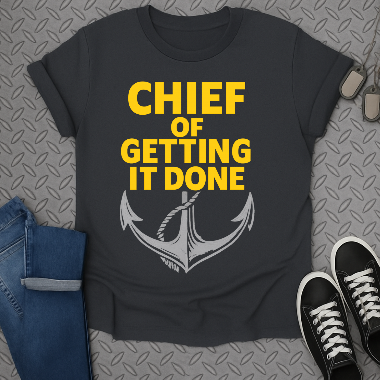 chief of getting it done tshirt