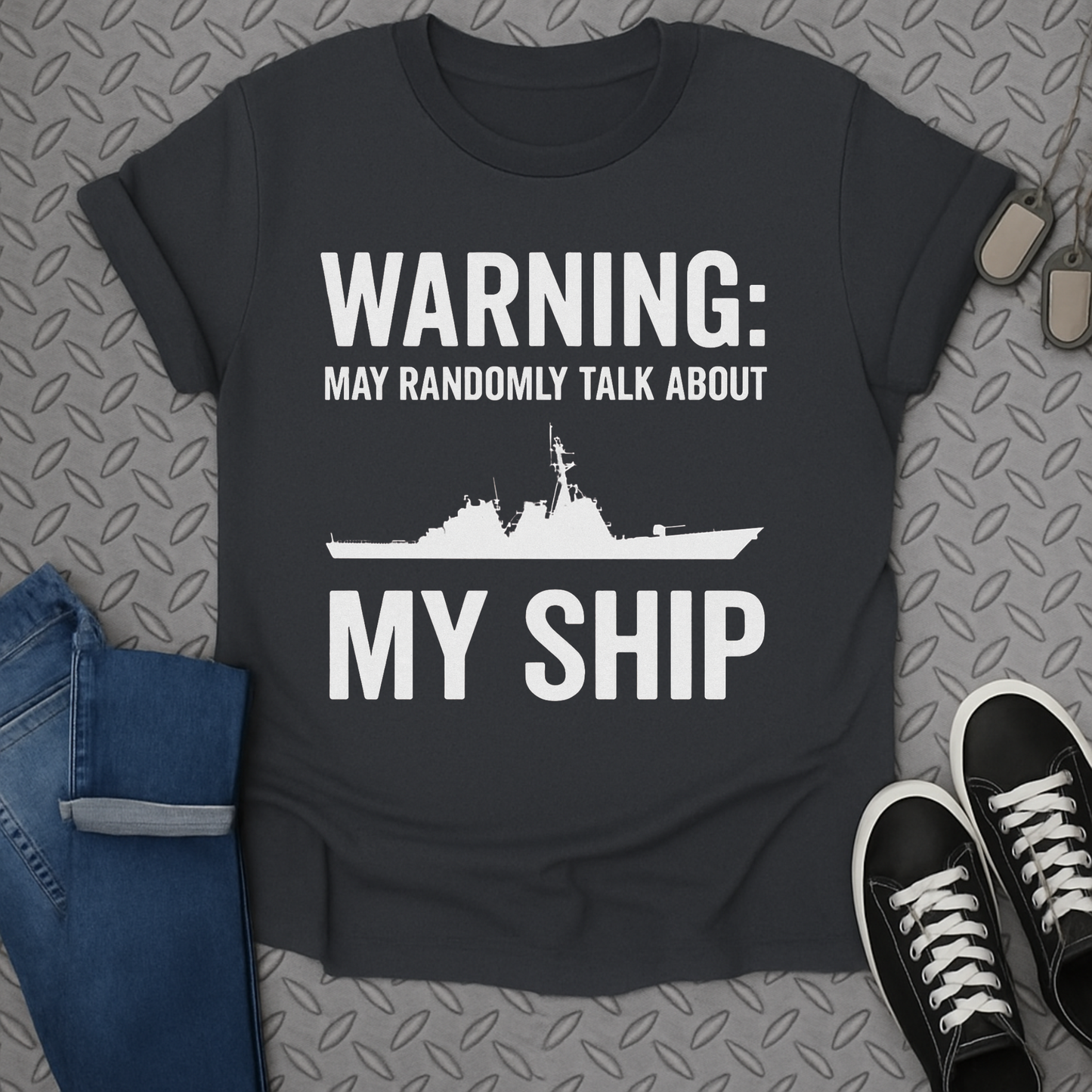 warning may randomly talk about my ship tshirt