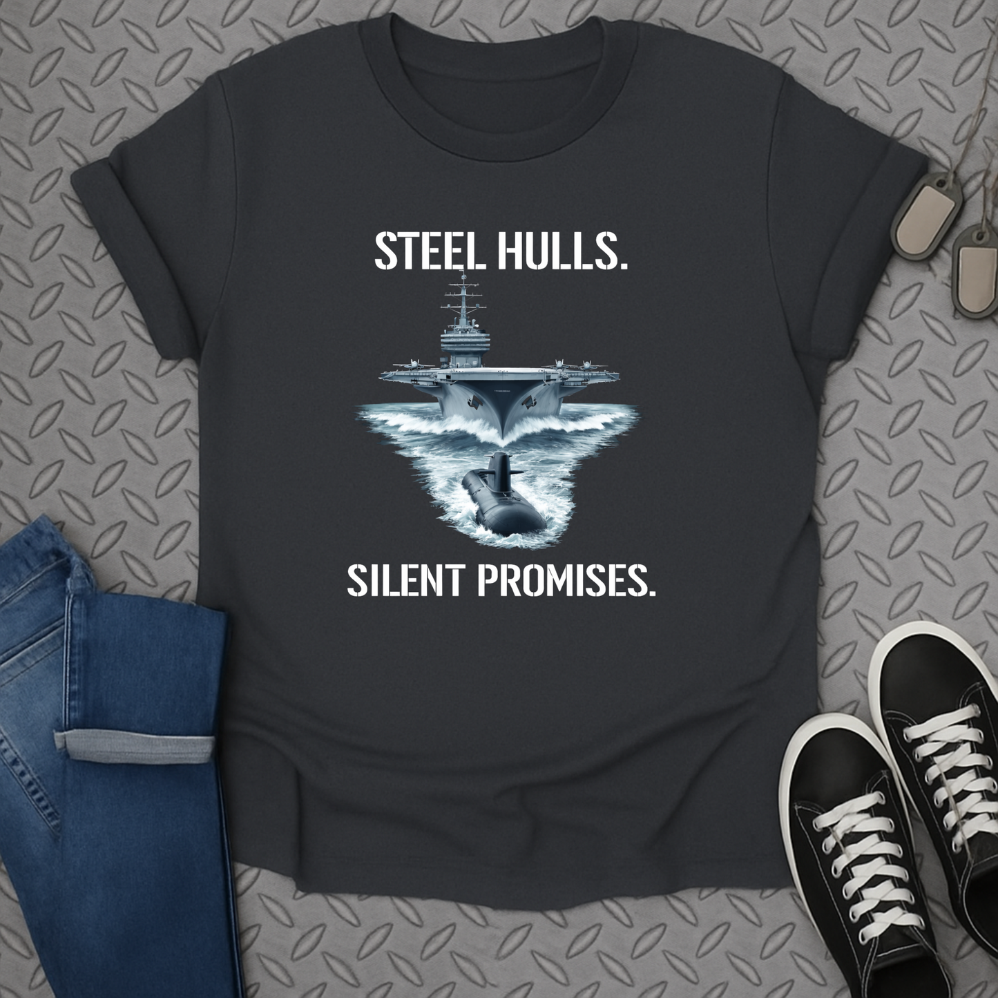 steel hulls tshirt