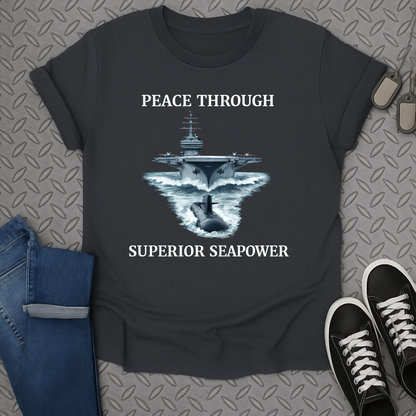 peace through tshirt