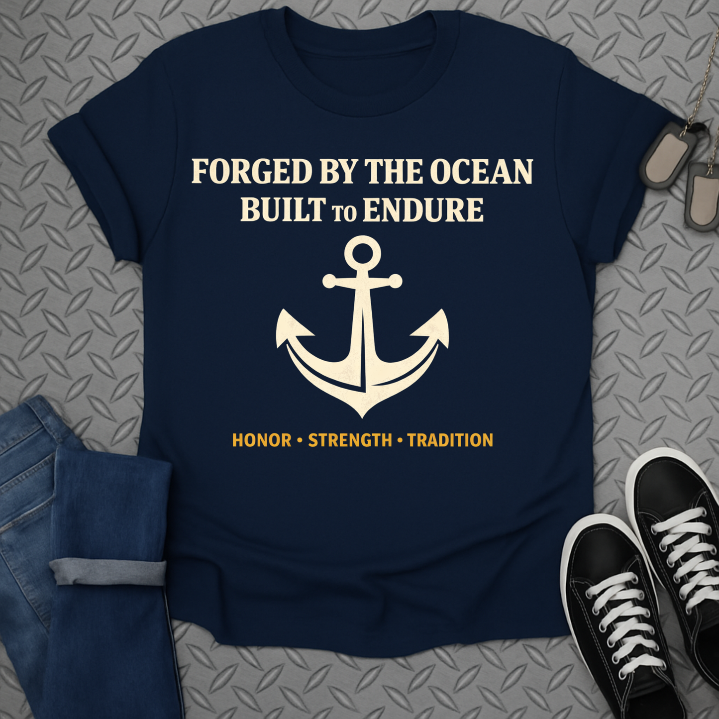 Forged by the ocean tshirt