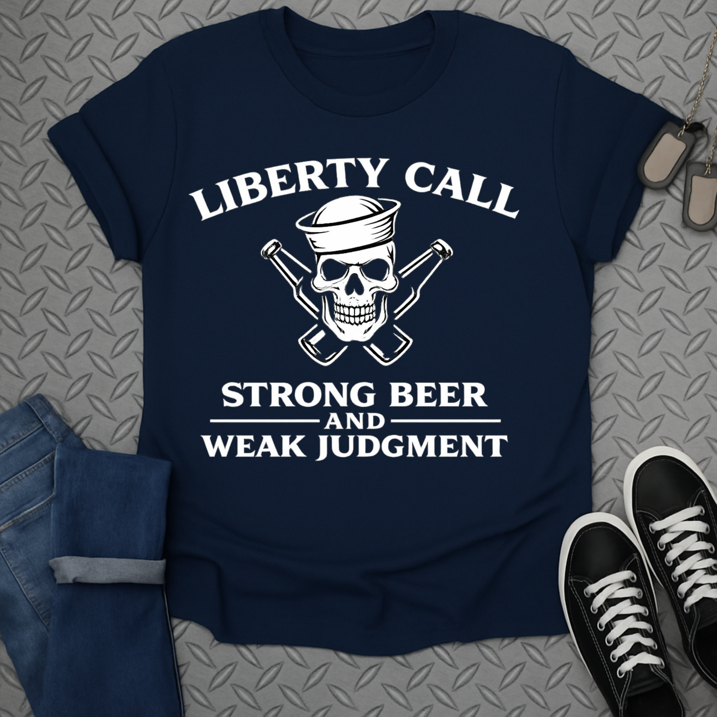 Liberty call strong beer tshirt