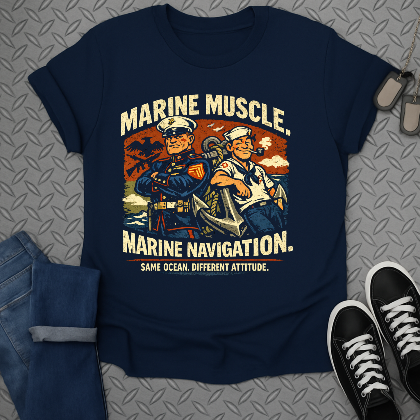 Marine muscle tshirt