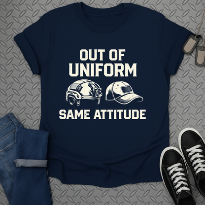 Out of uniform tshirt