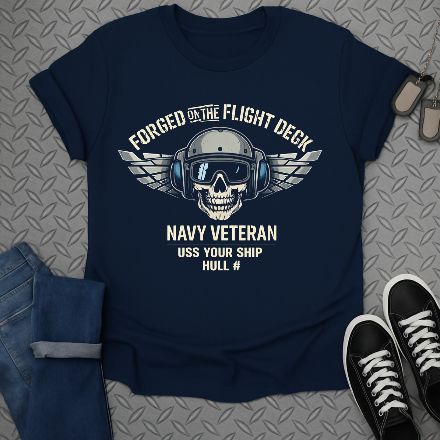 forged on the flight deck tshirt