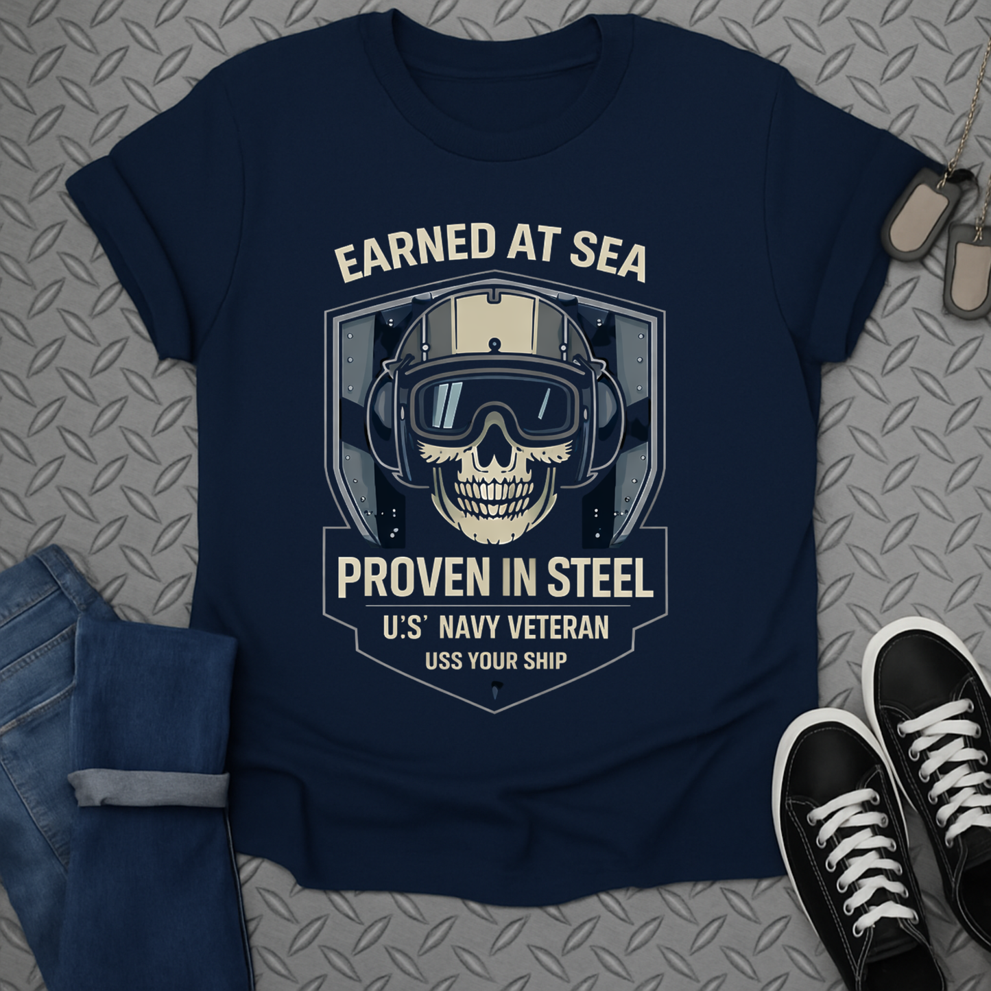 earned at sea tshirt