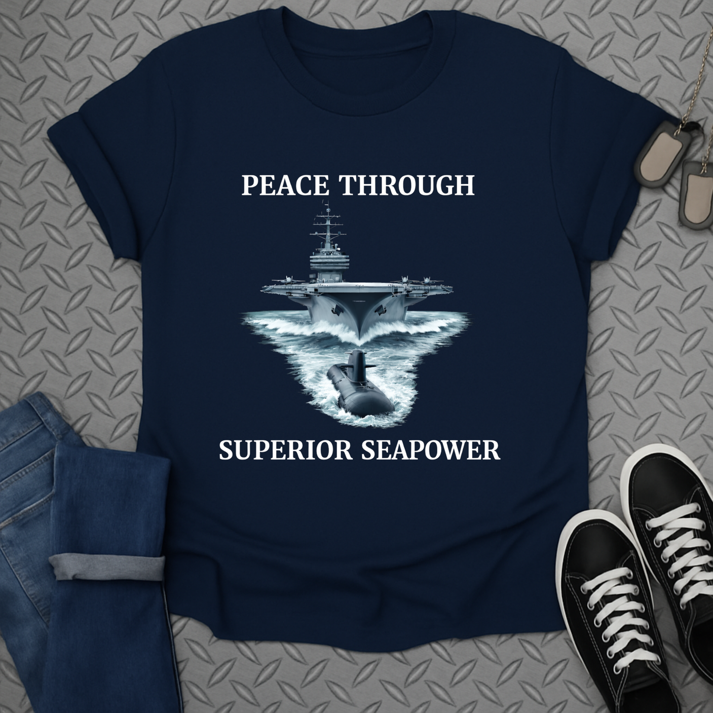 peace through tshirt