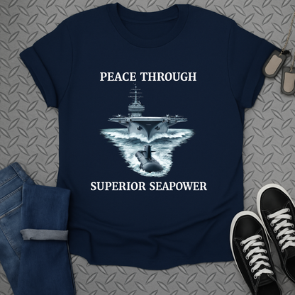 peace through tshirt