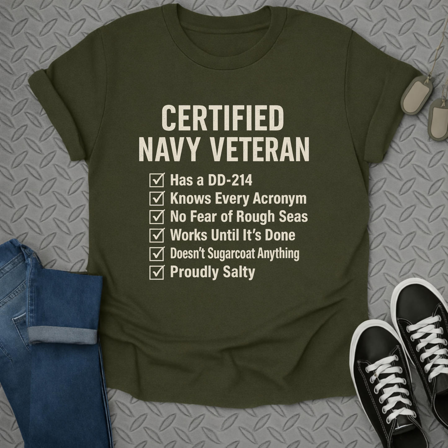 certified navy veteran tshirt