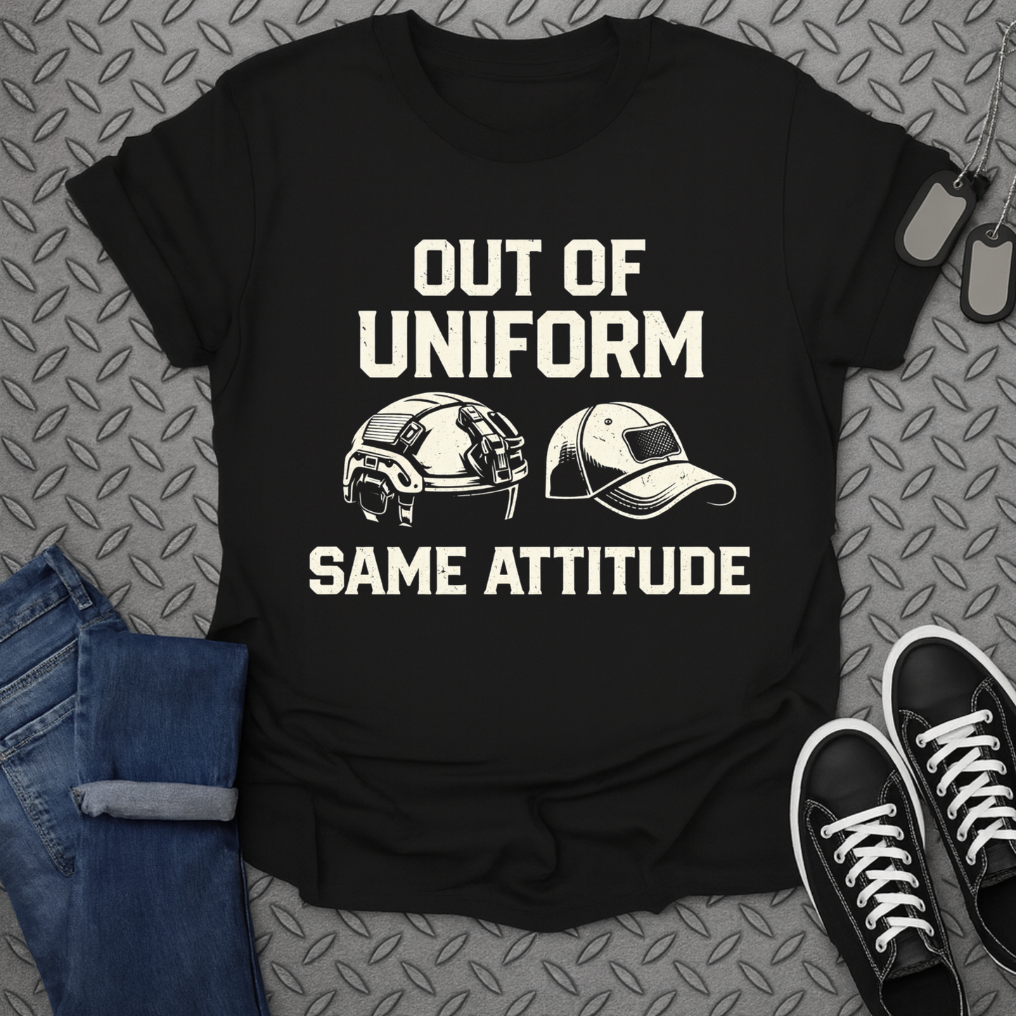 Out of uniform tshirt