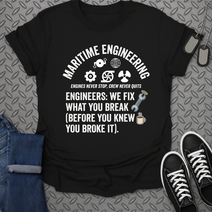 Maritime engineering tshirt