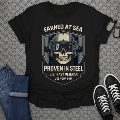 earned at sea tshirt