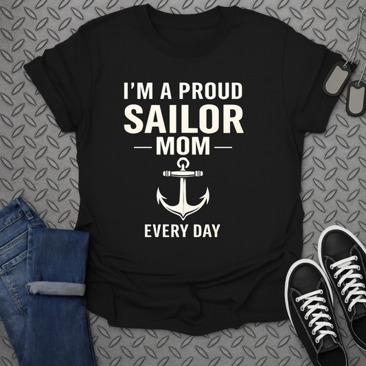 i'm a proud sailor mom tshirt