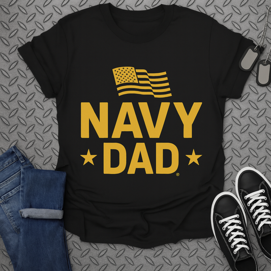 navy dad tshirt