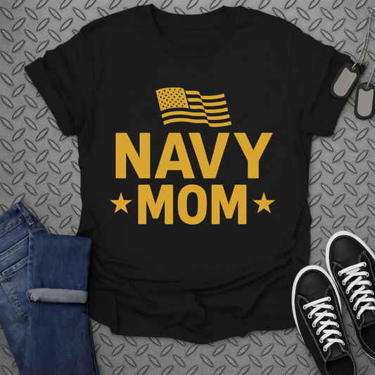 navy mom tshirt