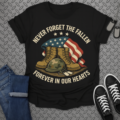 never forget the fallen tshirts