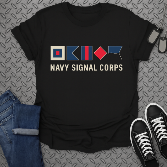 navy signal corps tshirt