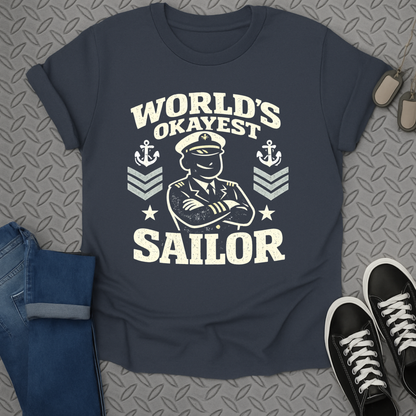 World's okayest sailor tshirt