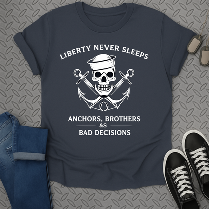liberty never sleeps tshirt