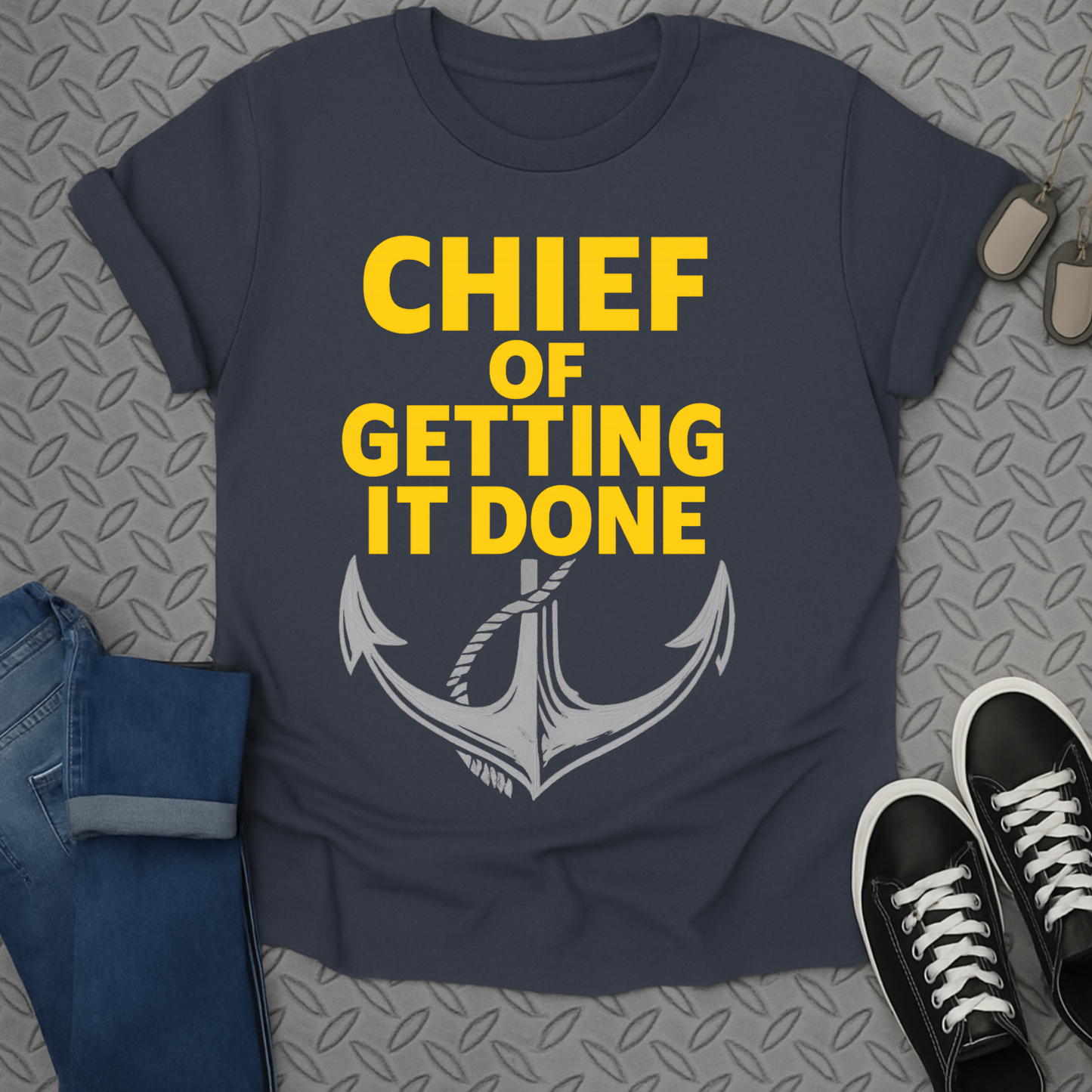 chief of getting it done tshirt