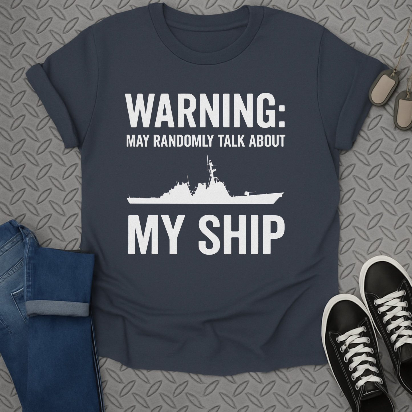 warning may randomly talk about my ship tshirt
