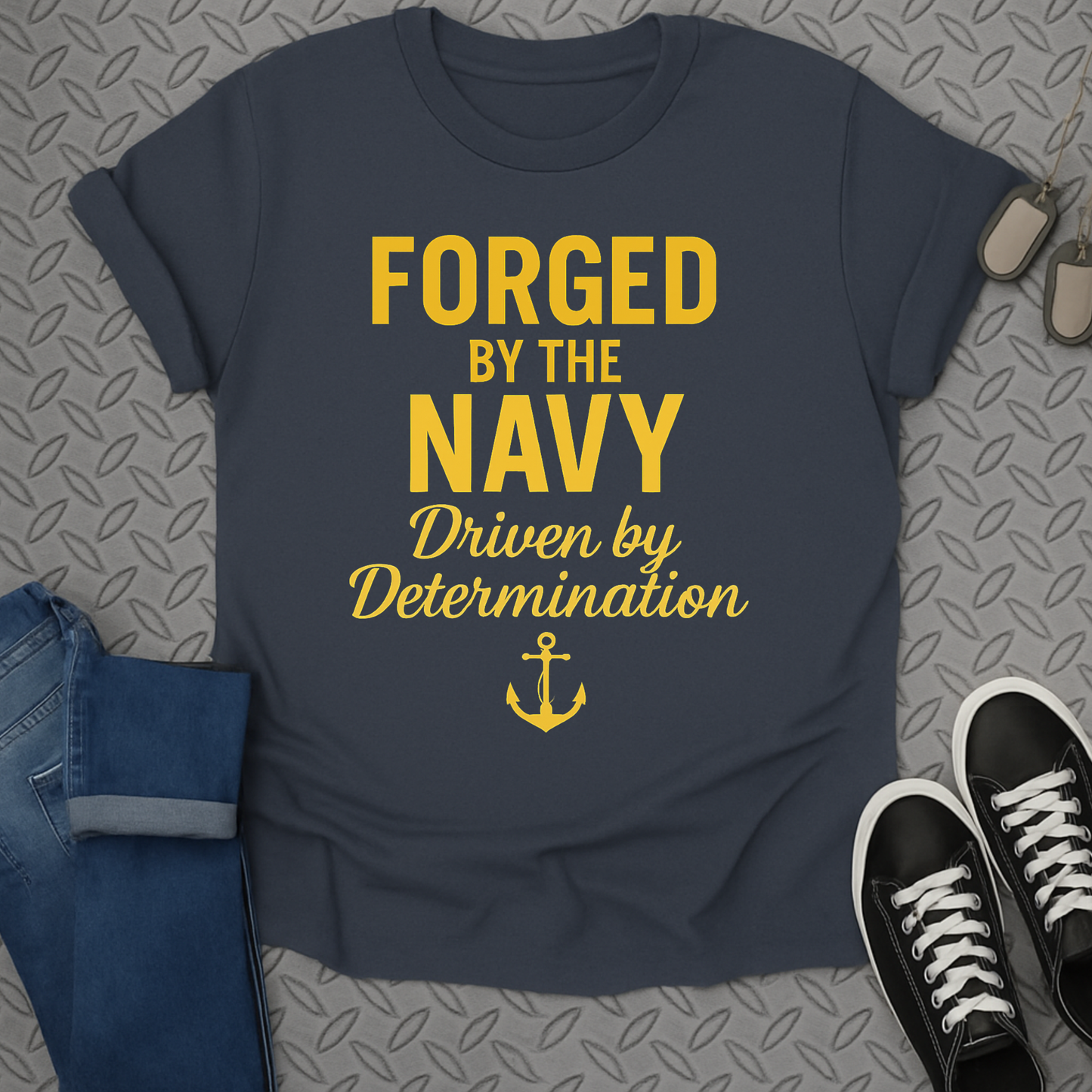 forged by the navy tshirt