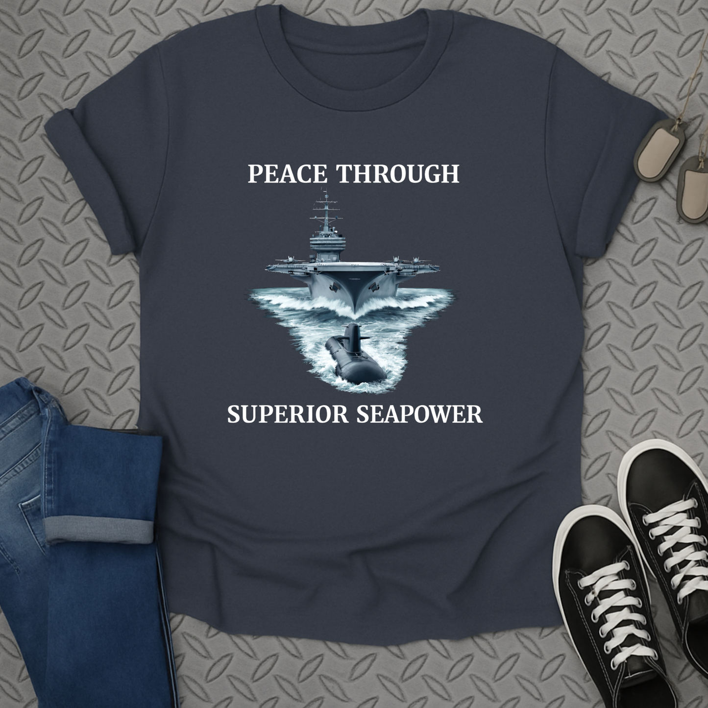 peace through tshirt