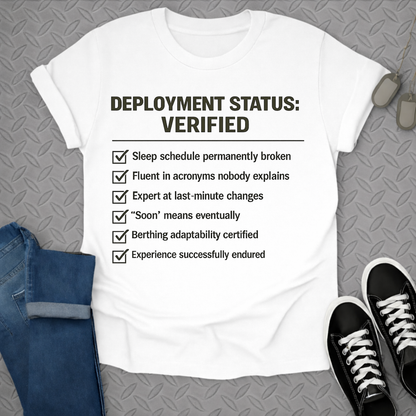 Deployment status verified tshirt